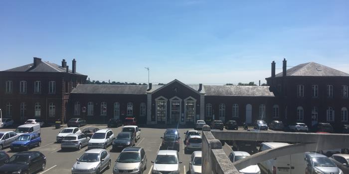 Vue de la Gare côté Parvis 1