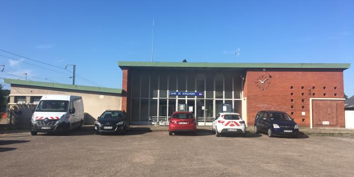 Vue de la Gare côté Parvis