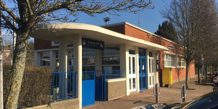 Vue Gare côté Parvis